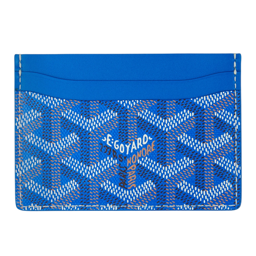 Goyard Card Wallet Blue