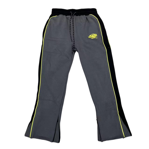 SYNA GREY AND YELLOW PANTS