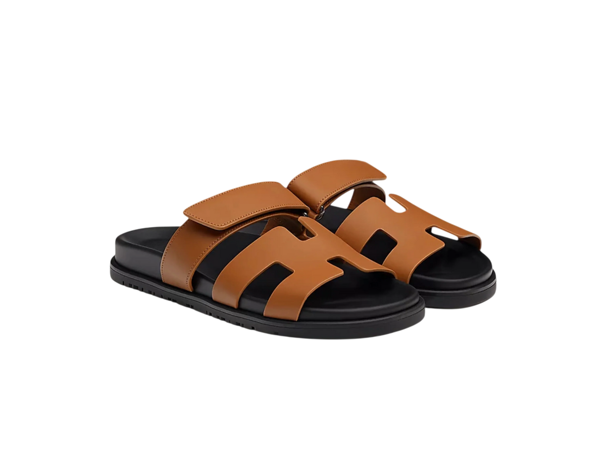 HERMES SLIPPERS BROWN