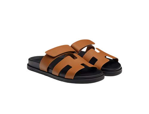 HERMES SLIPPERS BROWN
