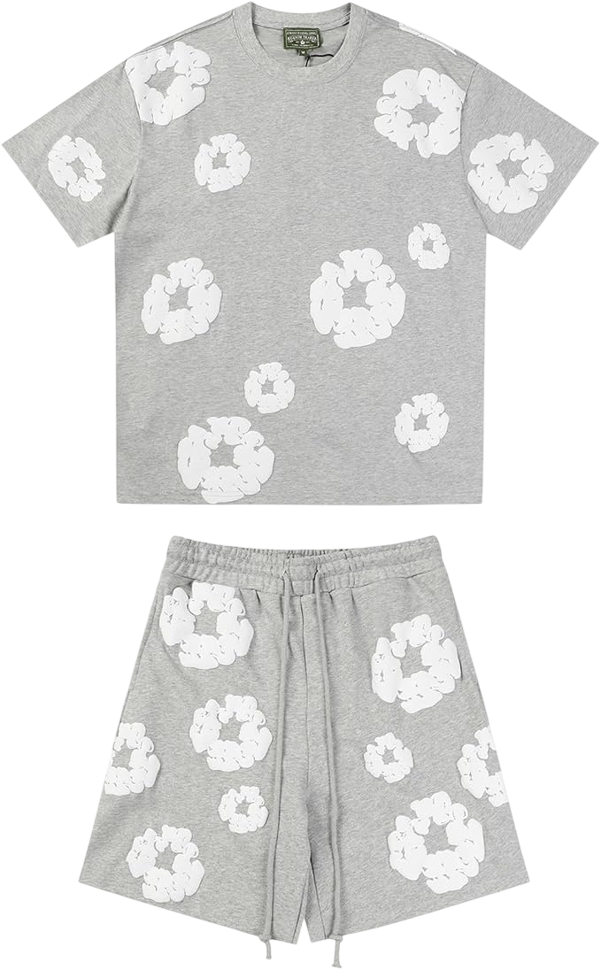 GREY DENIM TEARS SET