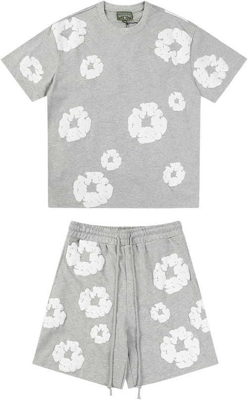 GREY DENIM TEARS SET