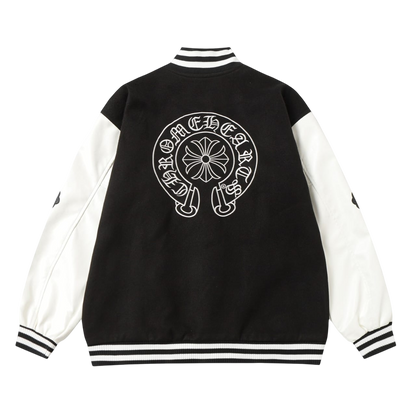 CHROME HEARTS PANDA VARSITY JACKET