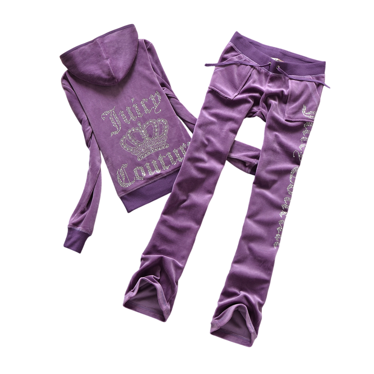 JUICY COUTURE PURPLE AF CROWN SET
