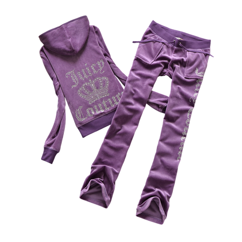 JUICY COUTURE PURPLE AF CROWN SET