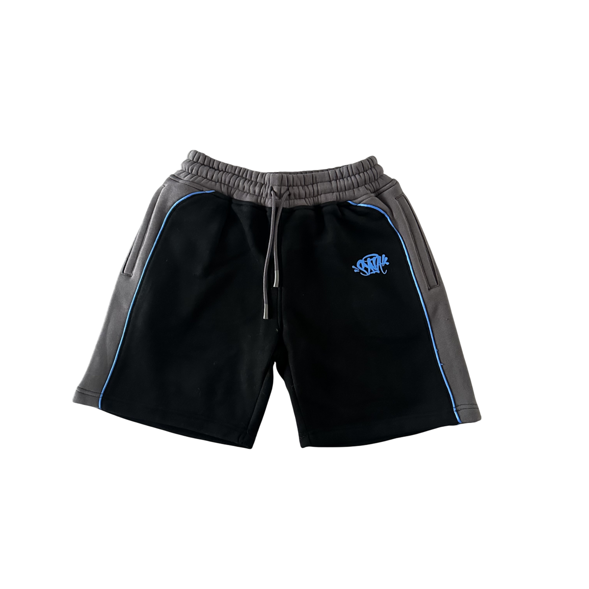 SYNA SYN22 SHORTS BLACK BLUE LINING
