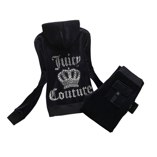 JUICY COUTURE BLACK CROWN SET