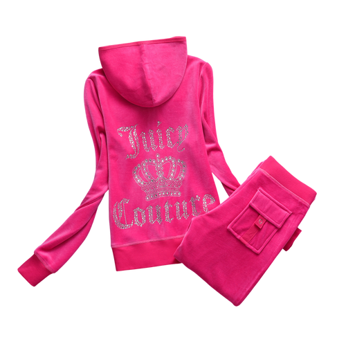 JUICY COUTURE ROSE RED CROWN SET