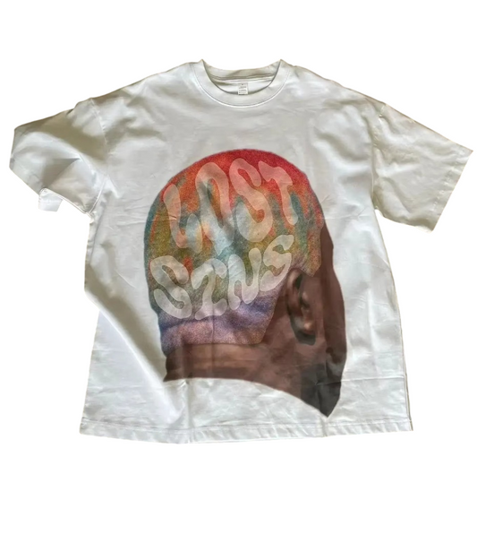 DAVE BLUNTS WITH COLORED HAIR GRAPHIC TEE