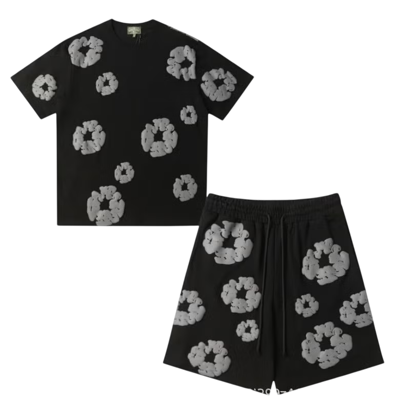 MONOCHROME DENIM TEARS SET