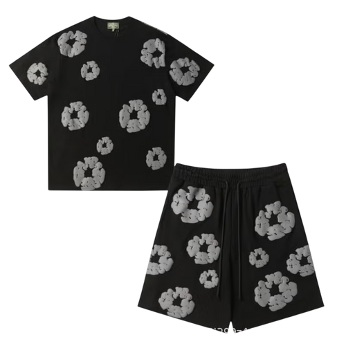 MONOCHROME DENIM TEARS SET