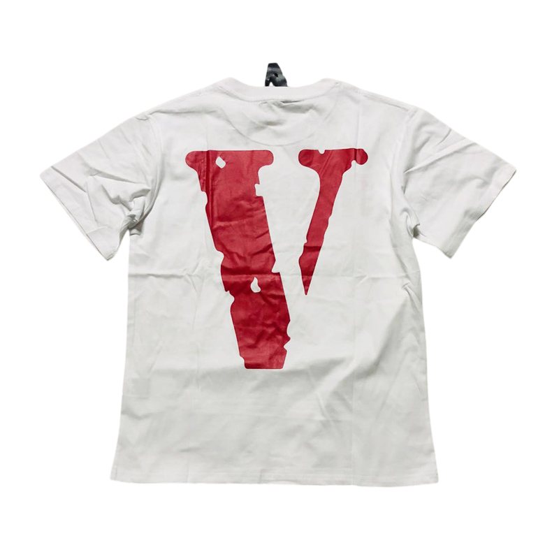 VLONE WHITE SHIRT RED LOGO FRIENDS