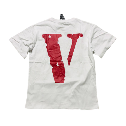 VLONE WHITE SHIRT RED LOGO FRIENDS