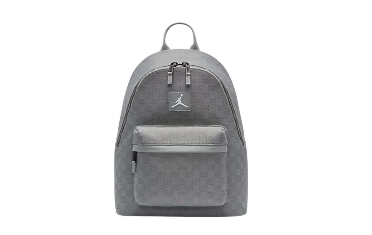 GREY JORDAN MONOGRAM BACKPACK – PREMIUM EDITION