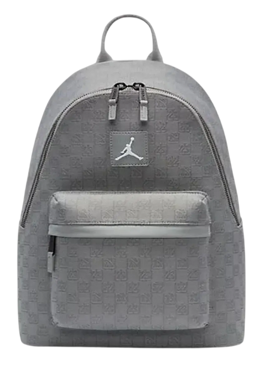 GREY JORDAN MONOGRAM BACKPACK – PREMIUM EDITION