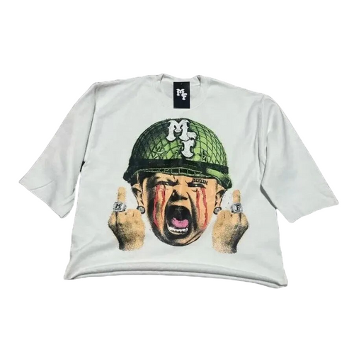 BABY FLIPPING OFF 2 GRAPHIC TEE