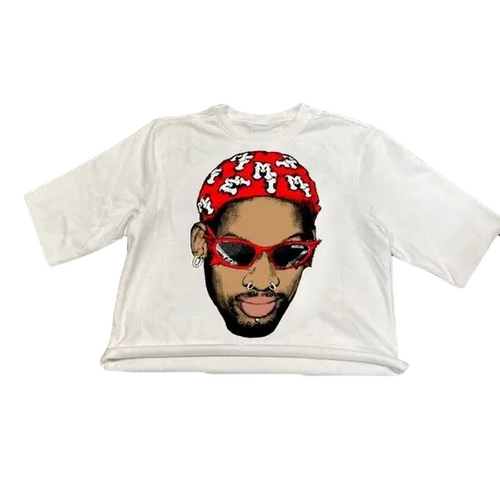 DENNIS RODMAN GRAPHIC TEE WHITE