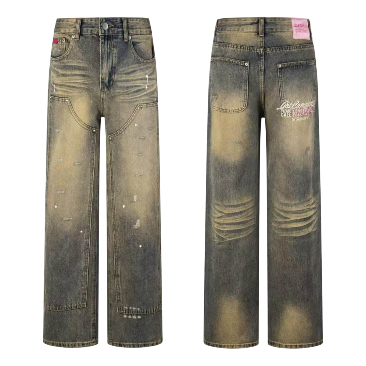 BROKEN PLANET DENIM JEANS