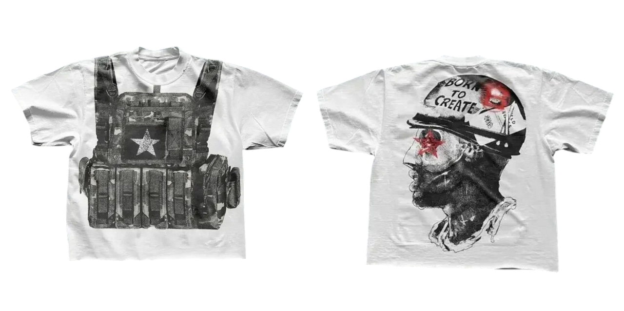 BORN TO CREATE GRAPHIC TEE size m