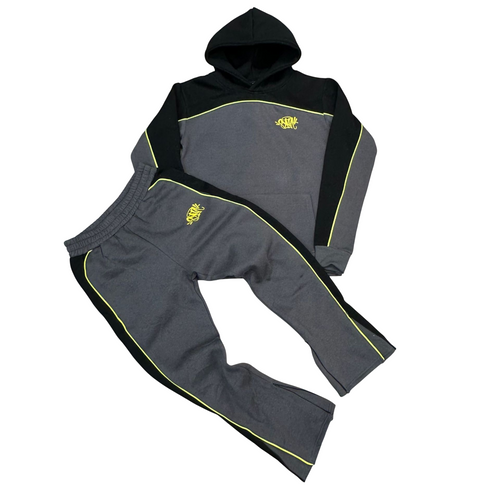 SYNA GREY & YELLOW TRACKSUIT