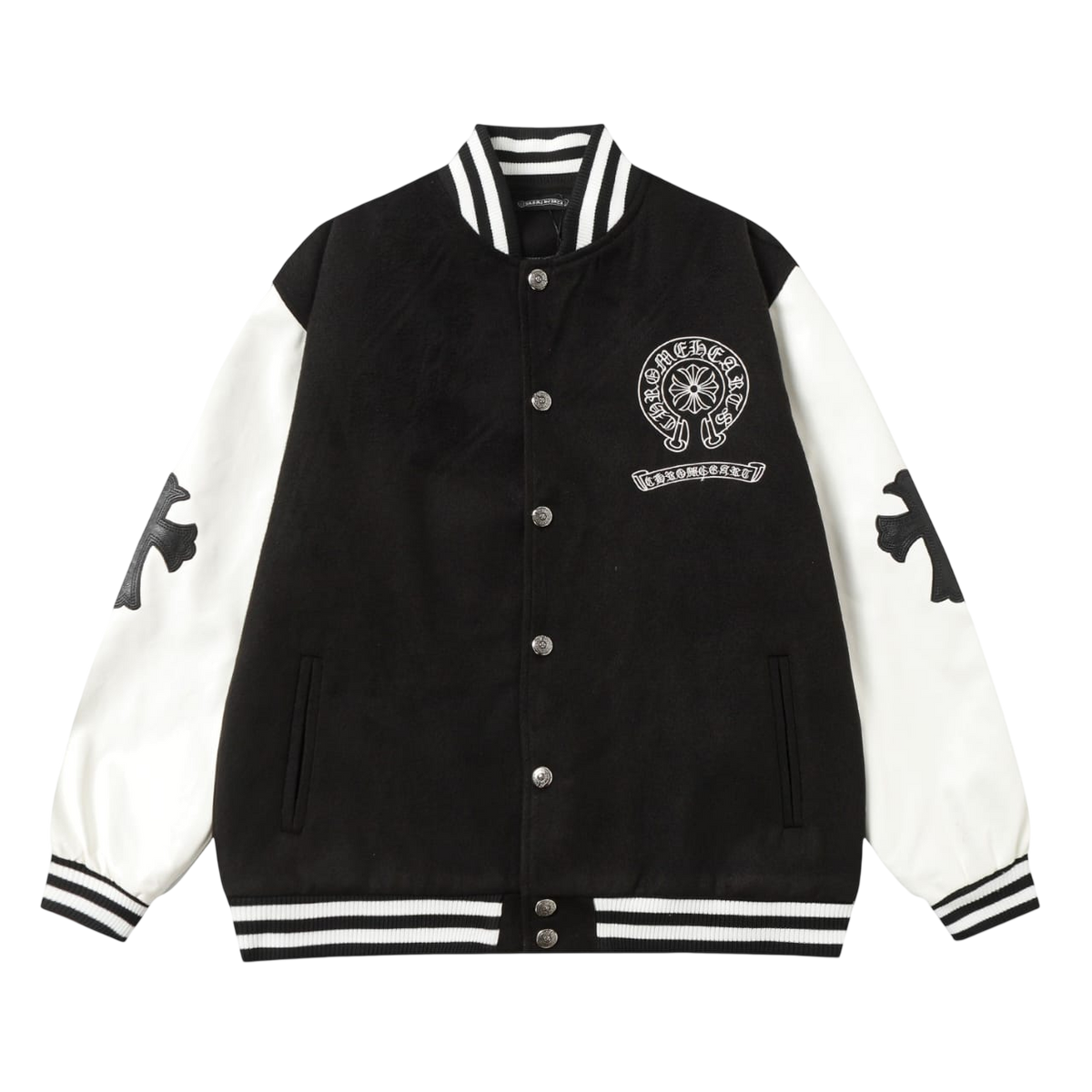 CHROME HEARTS PANDA VARSITY JACKET