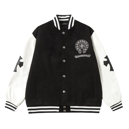 CHROME HEARTS PANDA VARSITY JACKET