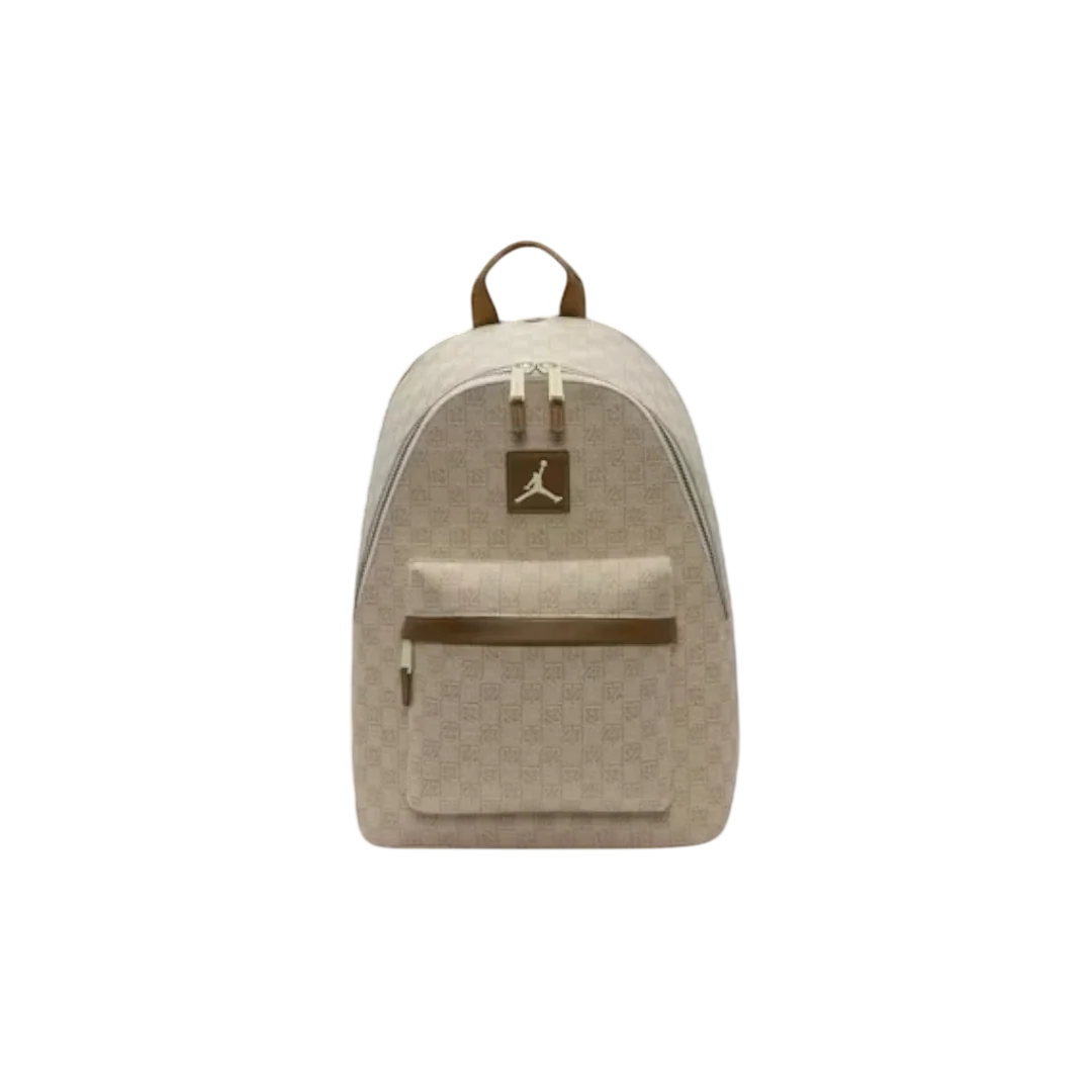 CREAM JORDAN MONOGRAM BACKPACK