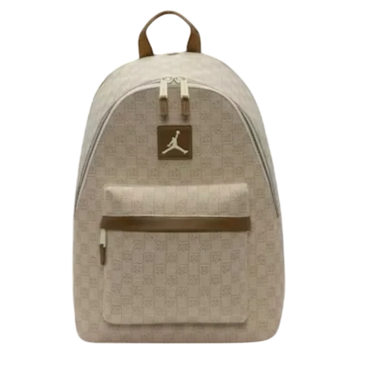 CREAM JORDAN MONOGRAM BACKPACK