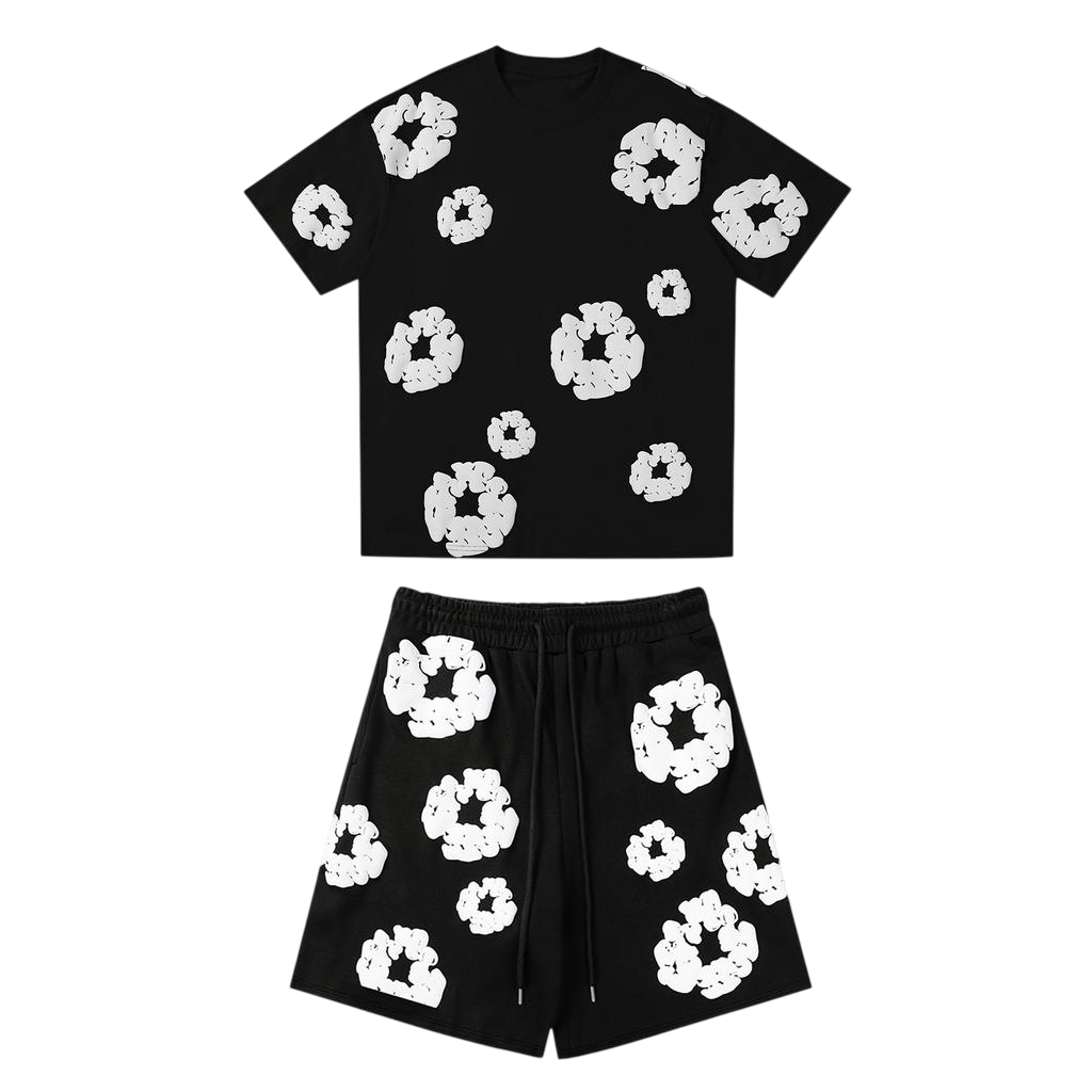 BLACK DENIM TEARS SET