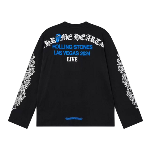 CHROME HEARTS X THE ROLLING STONES LONG SLEEVE T-SHIRT