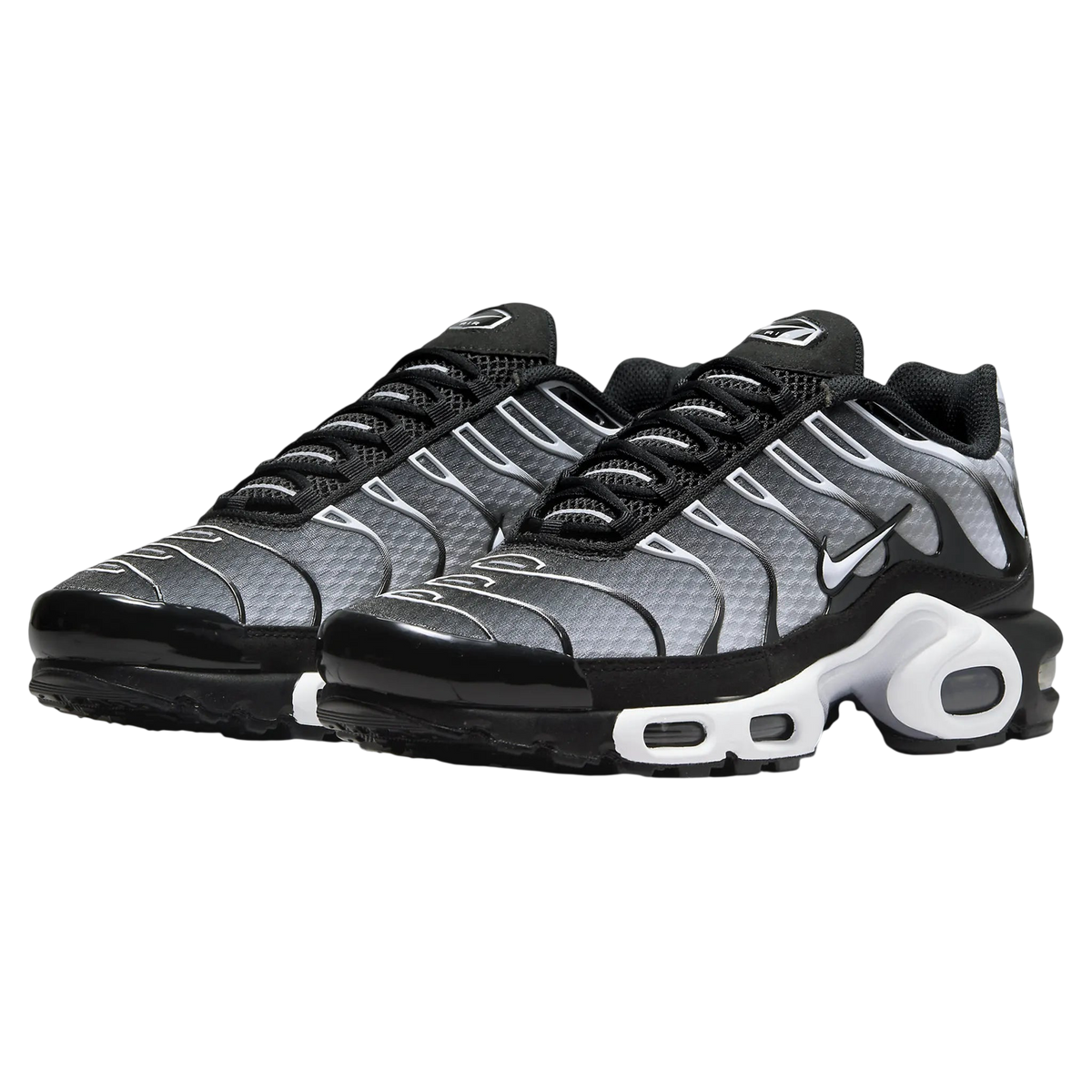 NIKE TN AIR MAX PLUS BLACK METALLIC SILVER