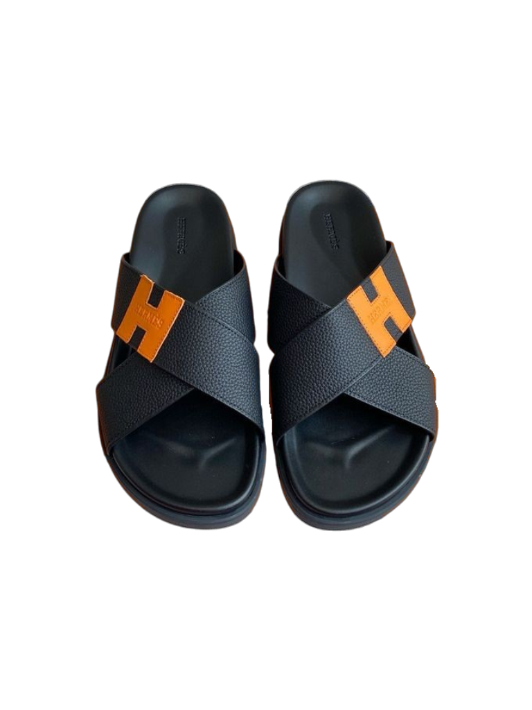 HERMES IZMIR SANDAL BLACK