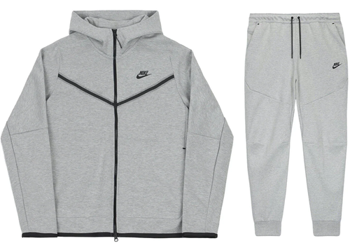 NIKE TECH FLEECE SET GRAY - Size XL