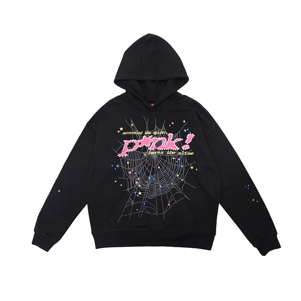 SP5DER EXCLUSIVE PINK HOODIE