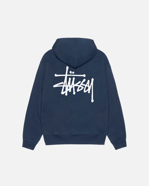 STUSSY HOODIE NAVY BLUE