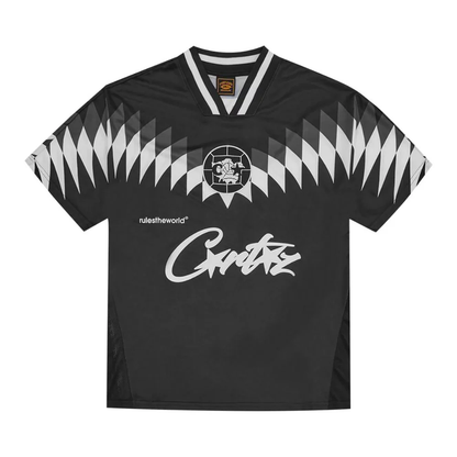 CORTEIZ BLACK VNECK JERSEY