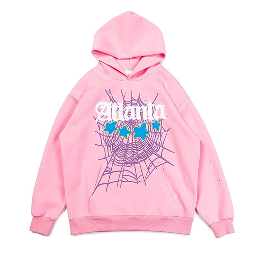 SP5DER ATLANTA HOODIE PINK 箝�