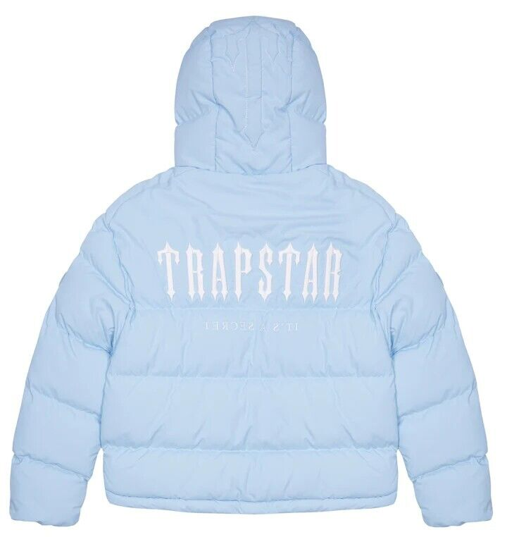 TRAPSTAR BABY BLUE PUFFER - Size XL