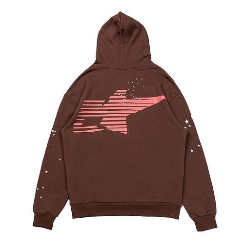SP5DER RED ARAIGNEE HOODIE