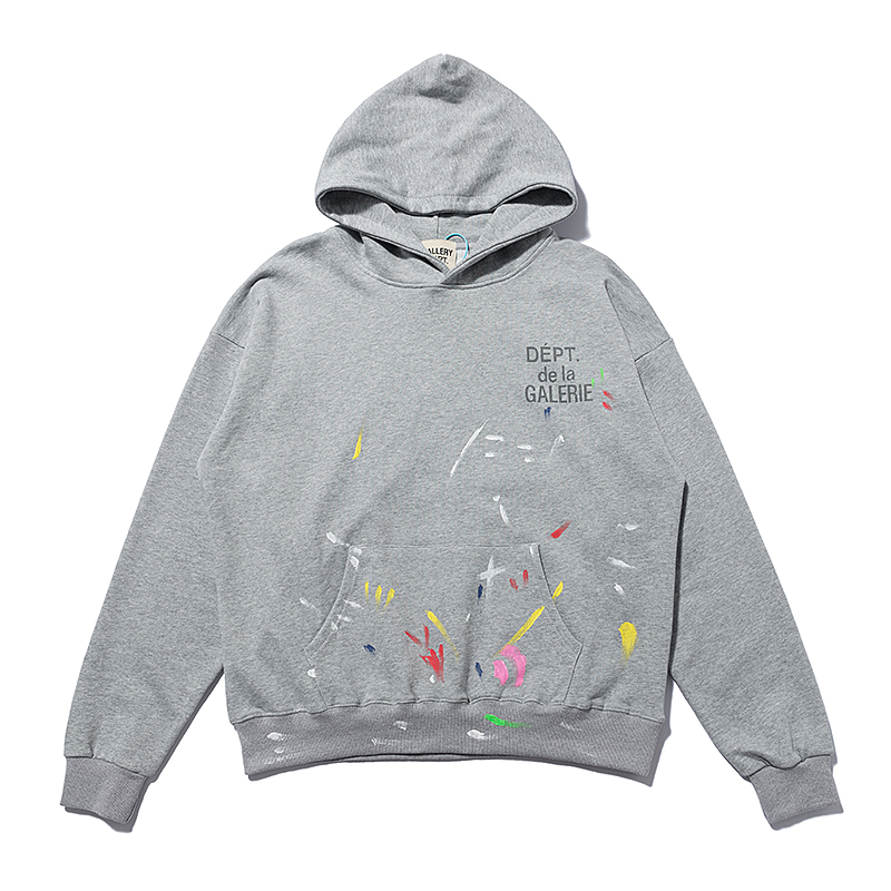 GALLERY DEPT SPLASH HOODIE GRAY