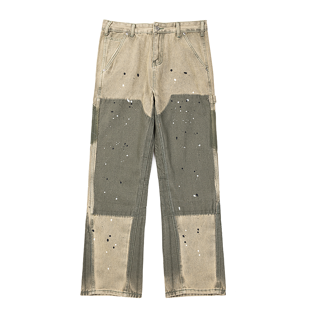 GALLERY DEPT KHAKI BAGGY JEANS 4092