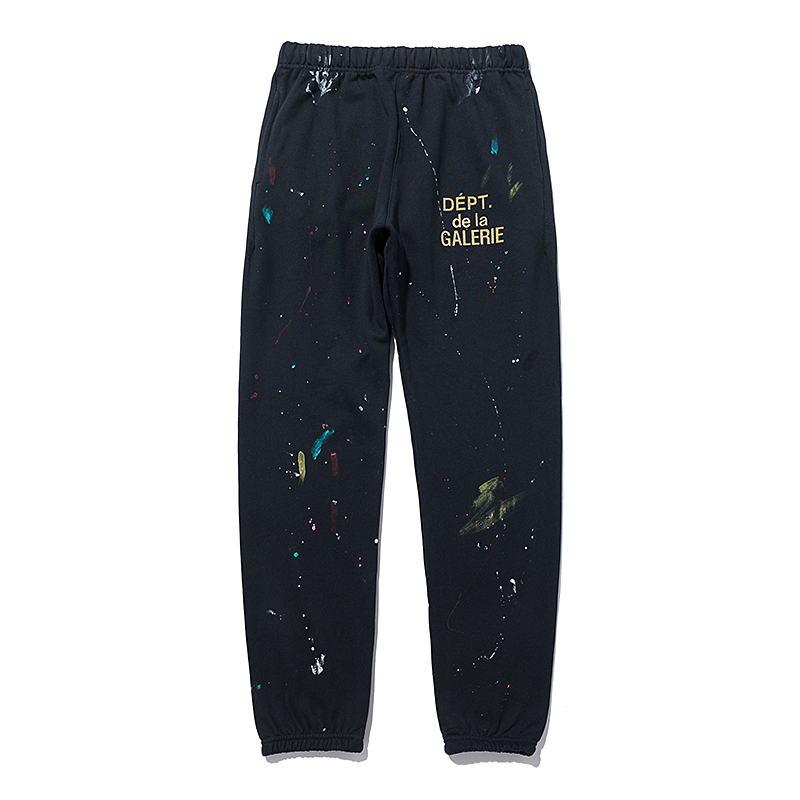 GALLERY DEPT BLACK SPLASH SWEATS