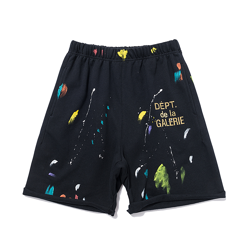 GALLERY DEPT BLACK SPLASH SHORTS