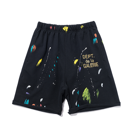 GALLERY DEPT BLACK SPLASH SHORTS