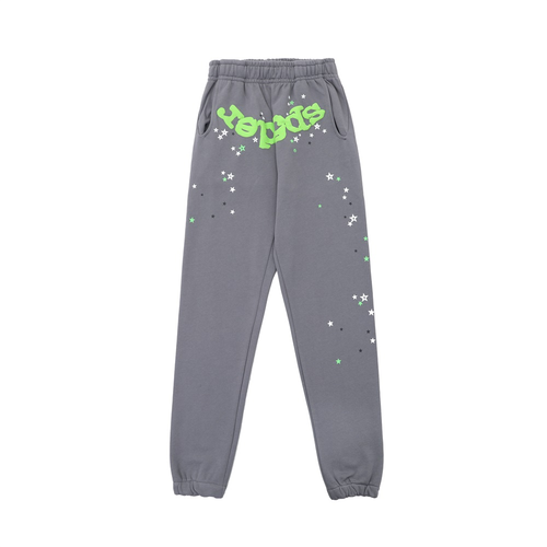 SP5DER DARK GRAY/GREEN PANTS