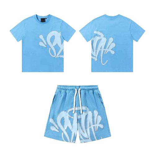 SYNA SHIRT AND SHORT SET BLUE