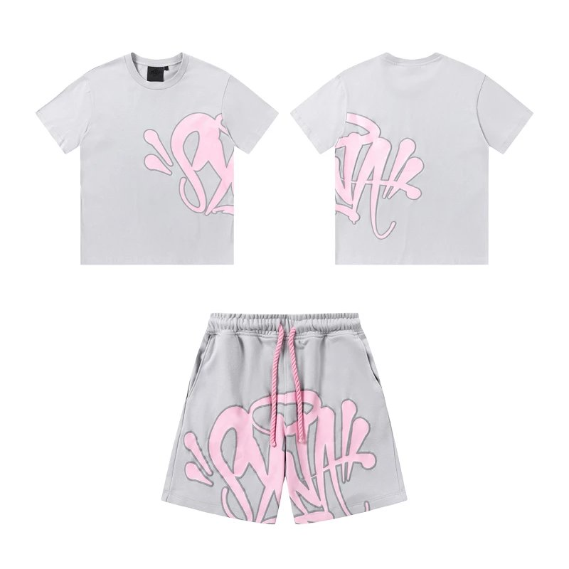 SYNA SHIRT AND SHORT SET LIGHT GRAY