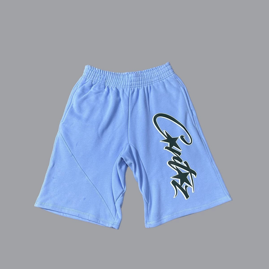 CORTEIZ SIDE LOGO SHORTS BLUE