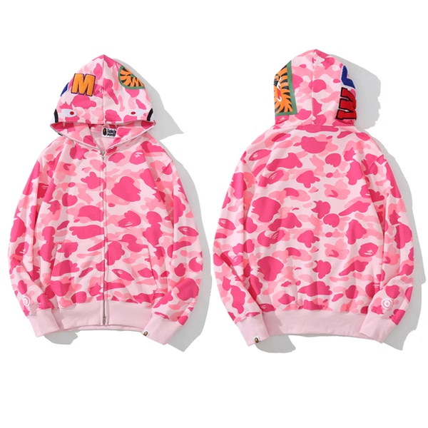 BAPE LIGHT PINK ZIP
