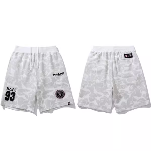 INTER MIAMI X BAPE WHITE SHORTS
